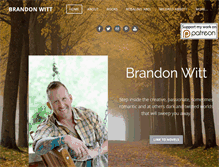 Tablet Screenshot of brandonwitt.com